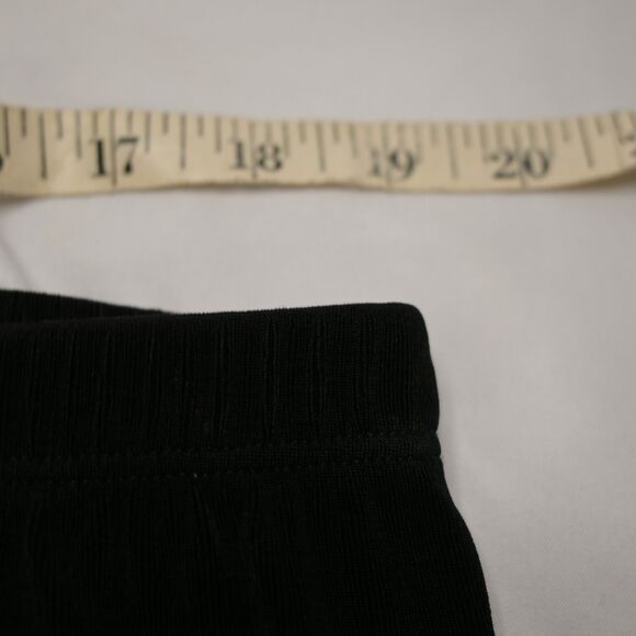 Chicos Travelers 3 Womens 16 Black Indiya Capri Pants Drawstring Hem High Rise - Picture 5 of 7